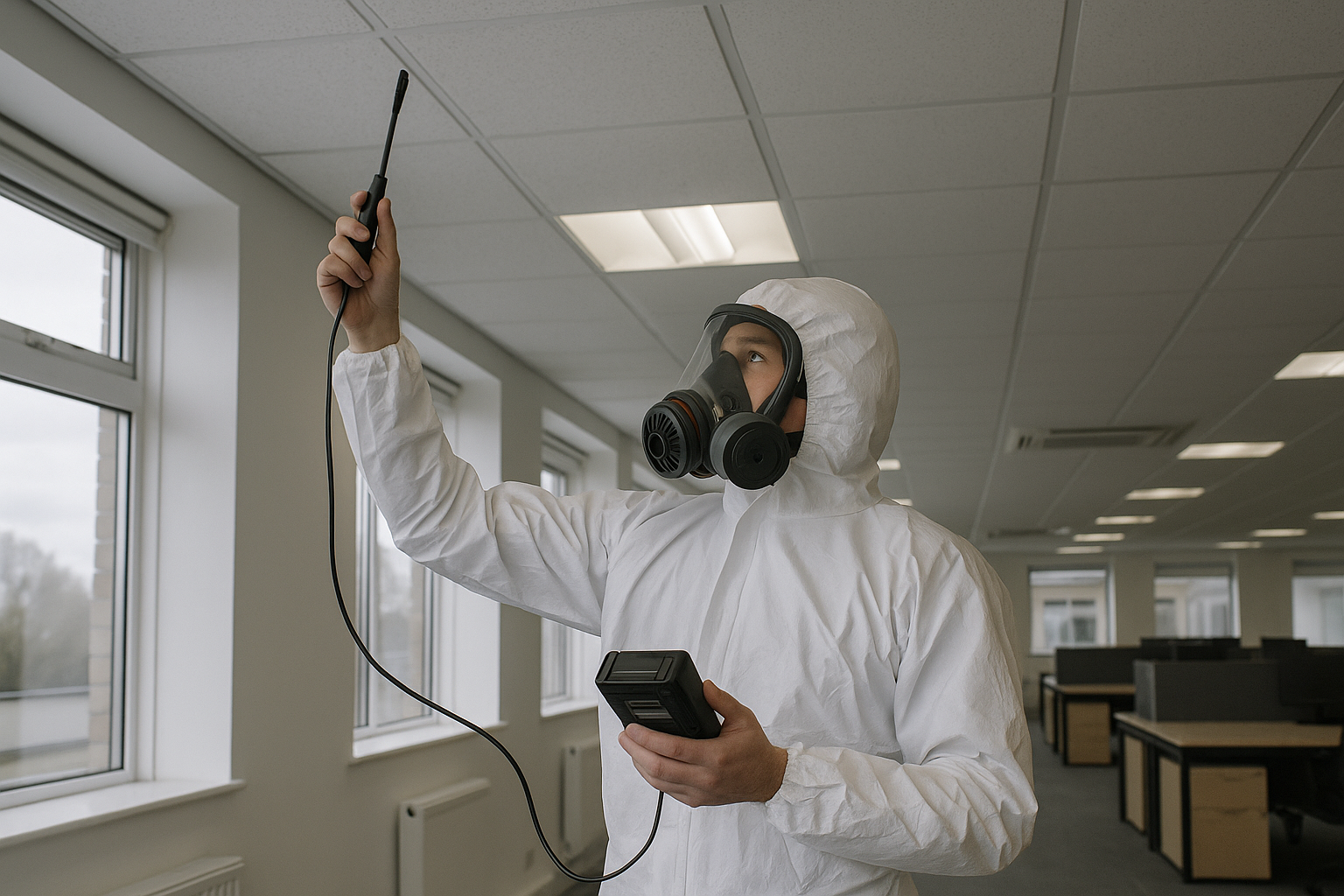 What information is included in an asbestos report?