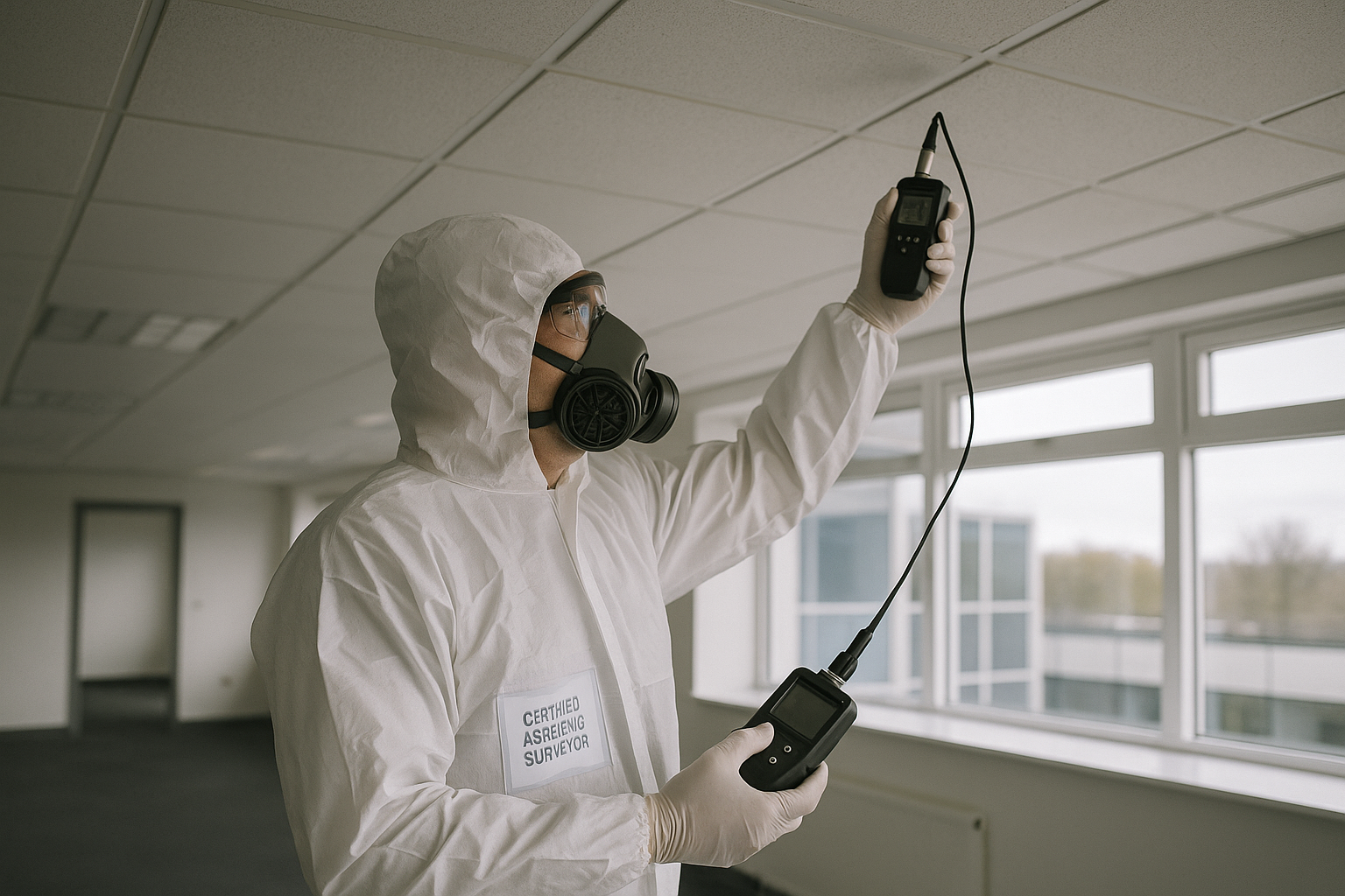 What are the legal requirements for conducting an asbestos survey?